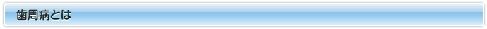 歯周病とは
